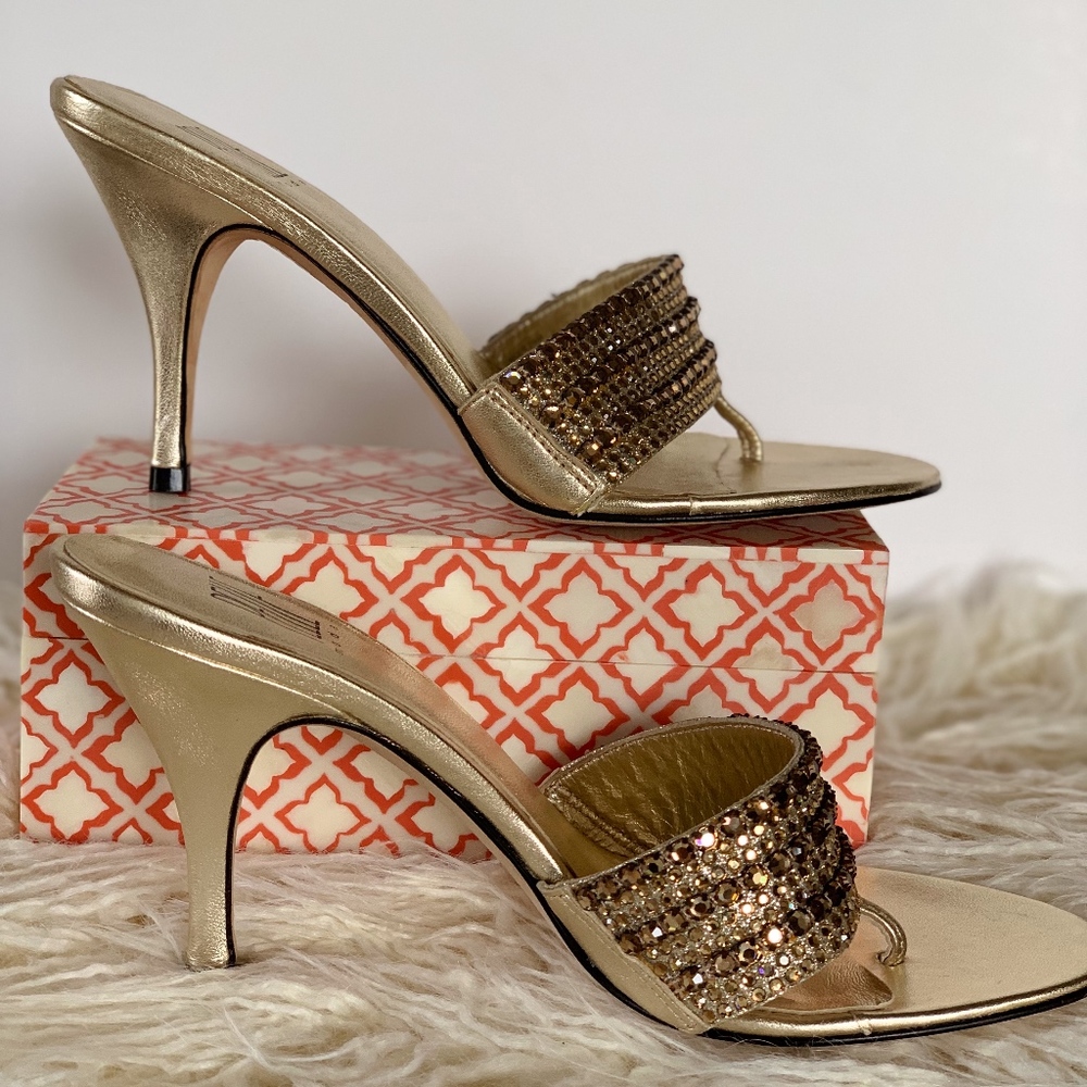 Pelle Moda Jeweled Slide